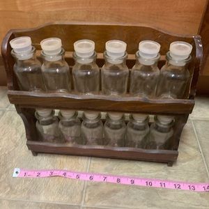 Vintage Wooden Spice rack